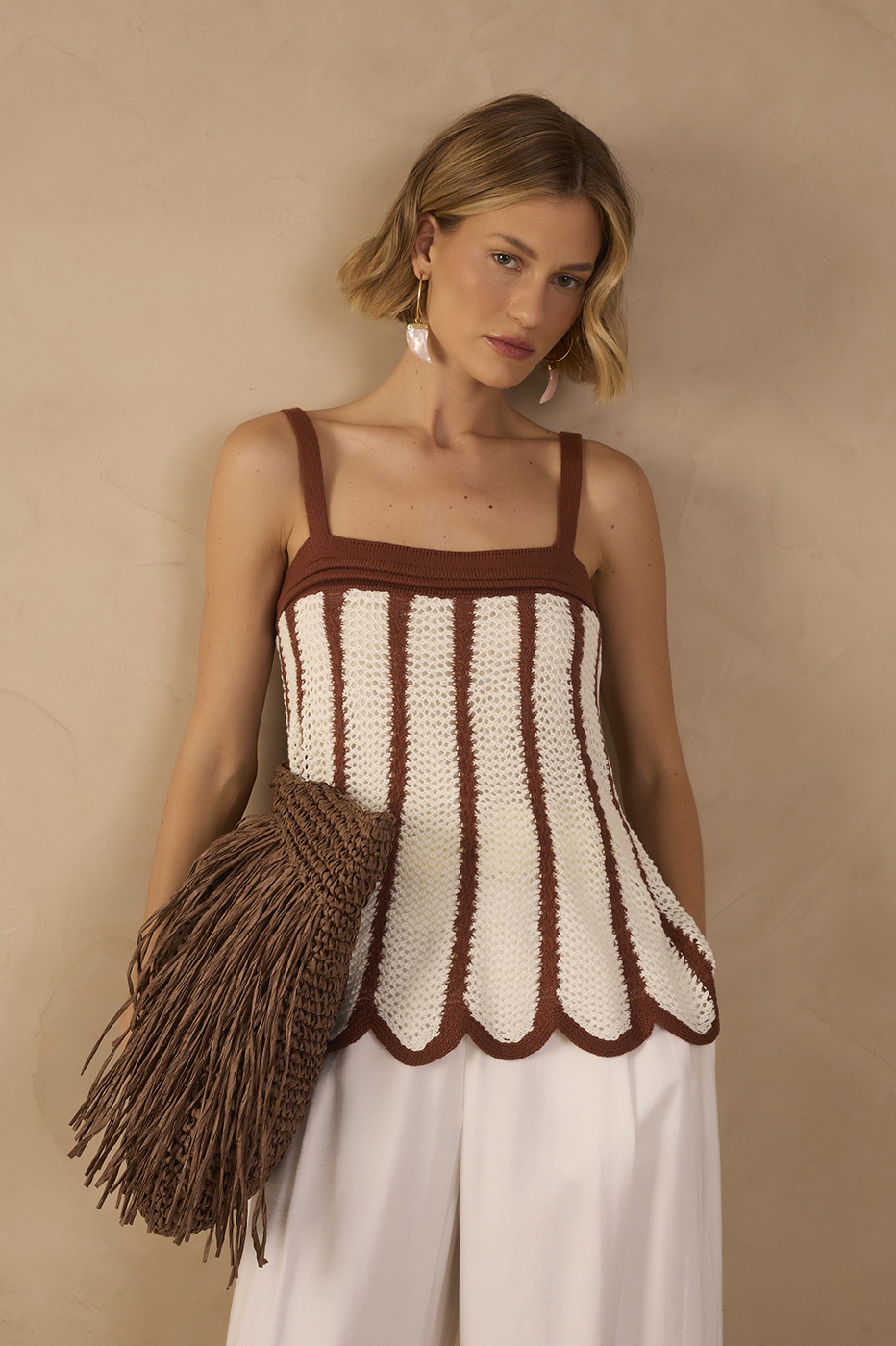 Bicolor Knitted Blouse_1