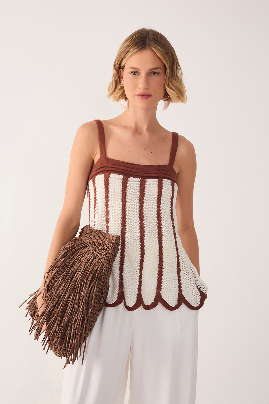 Bicolor Knitted Blouse_2