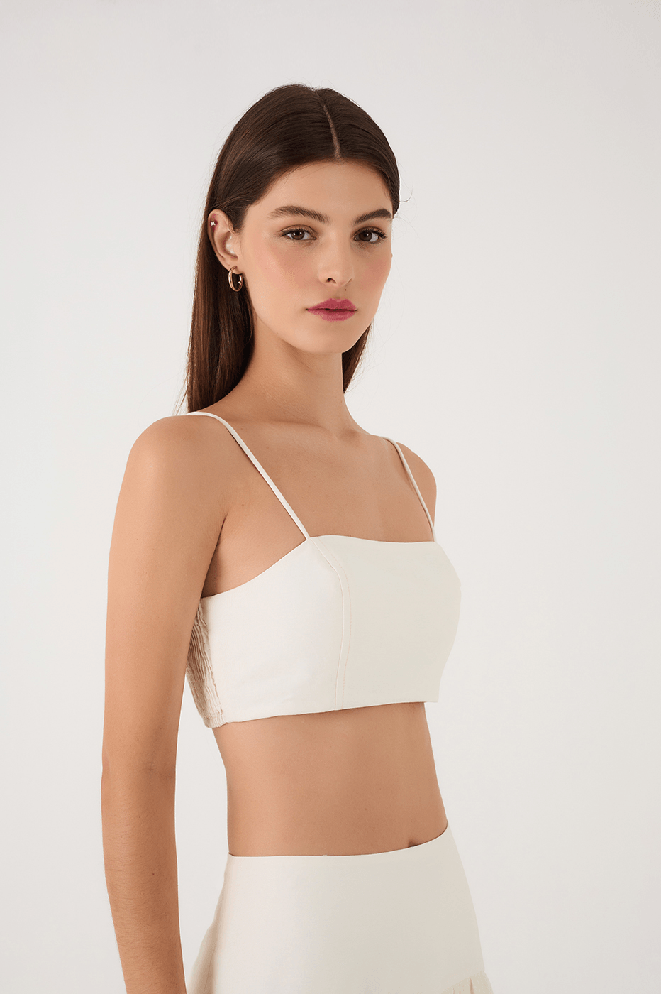 Off-White Horizonte Shirt And Crop Top Set