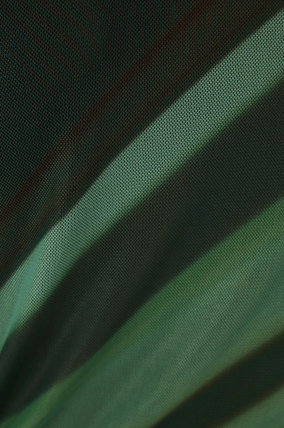 Green Floresta Long Sleeve Tulle Bodysuit_8