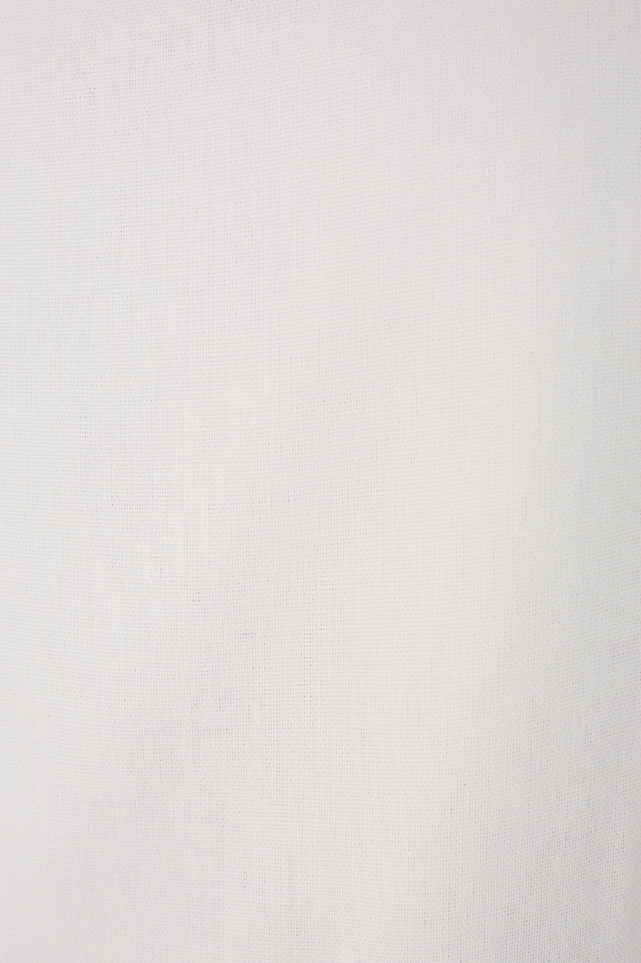 Off-White Square Neck Side Slits Belted Linen Midi Tunic_8