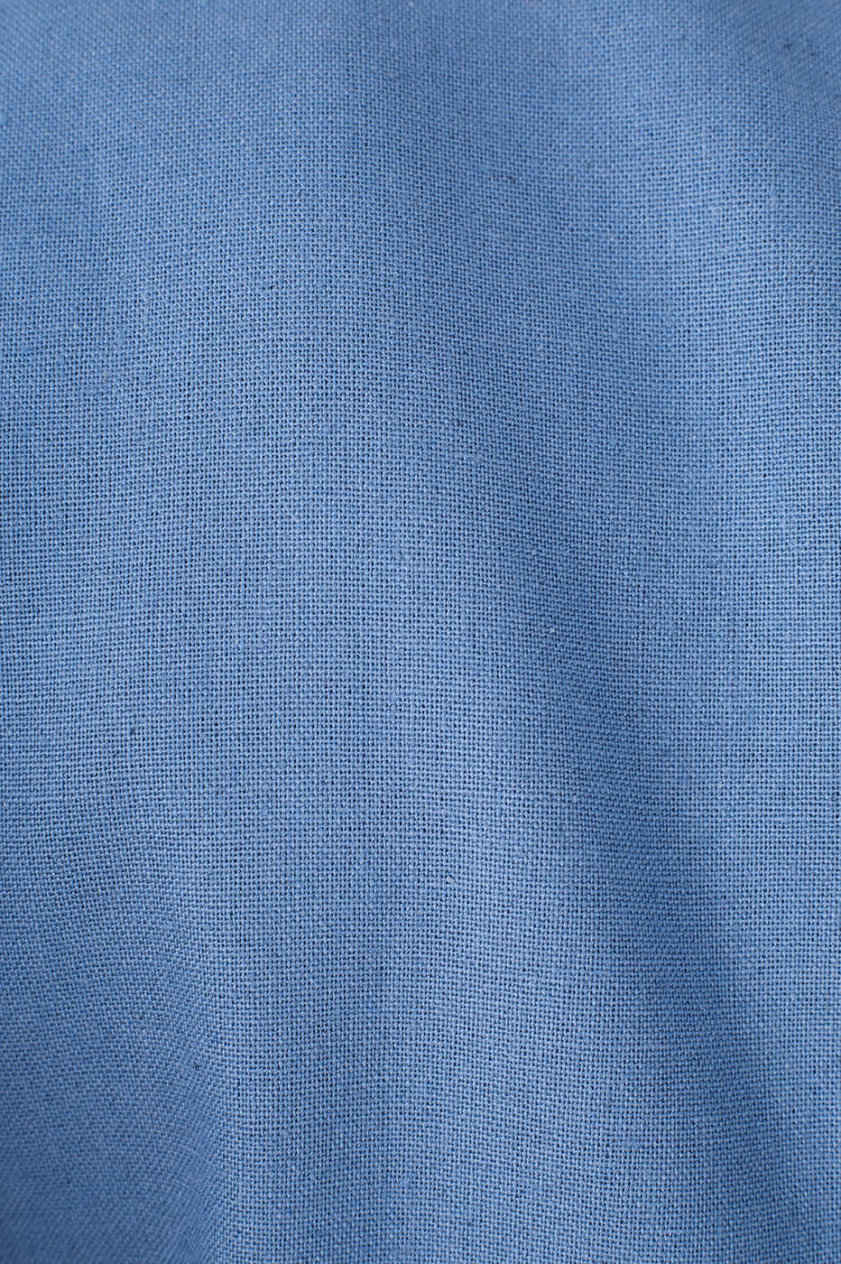 Blue Arpoador Puff Sleeve Wrap Crop Blouse_8