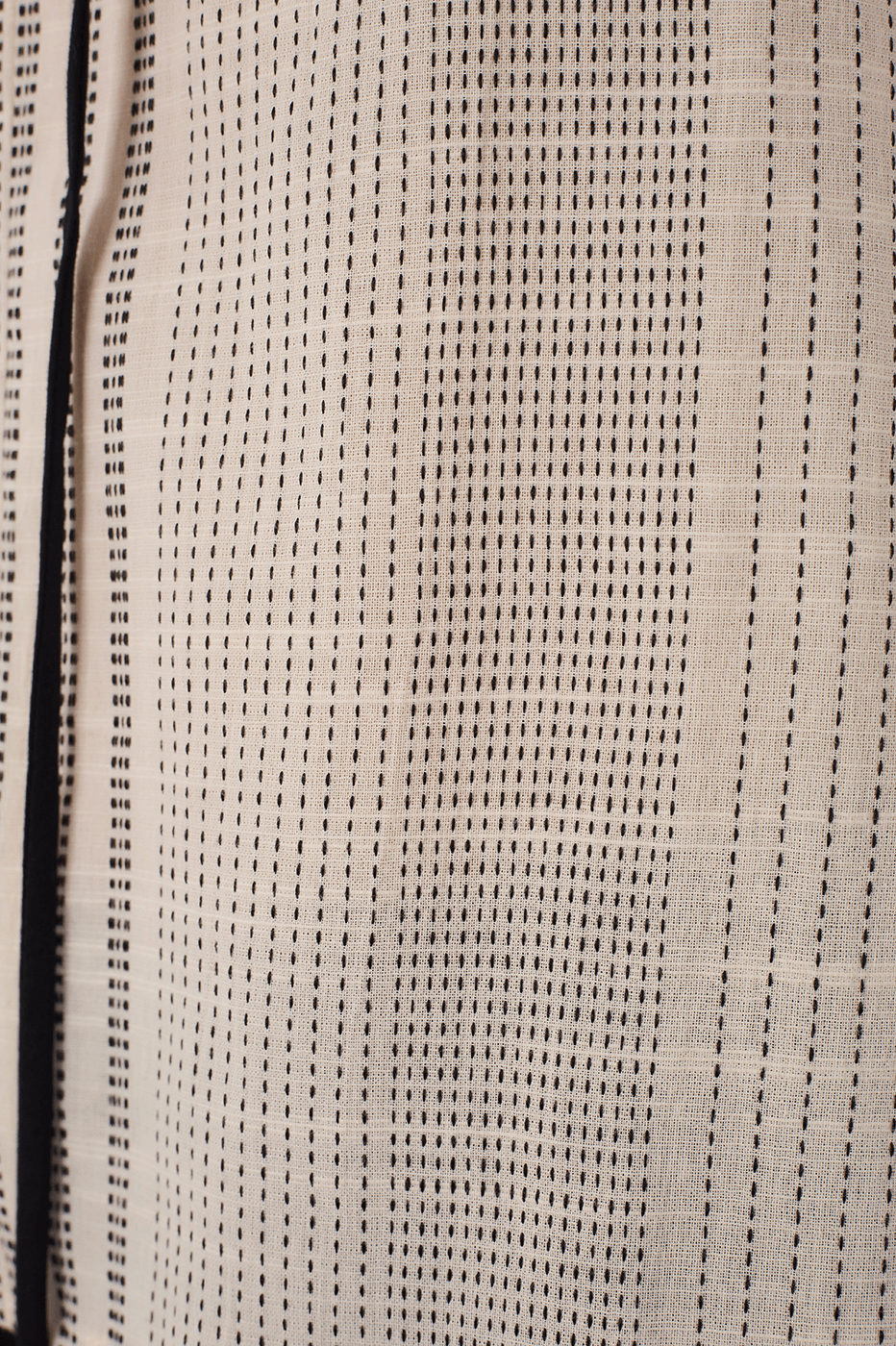 Off-White Front Ties Ruffle Blouse_8