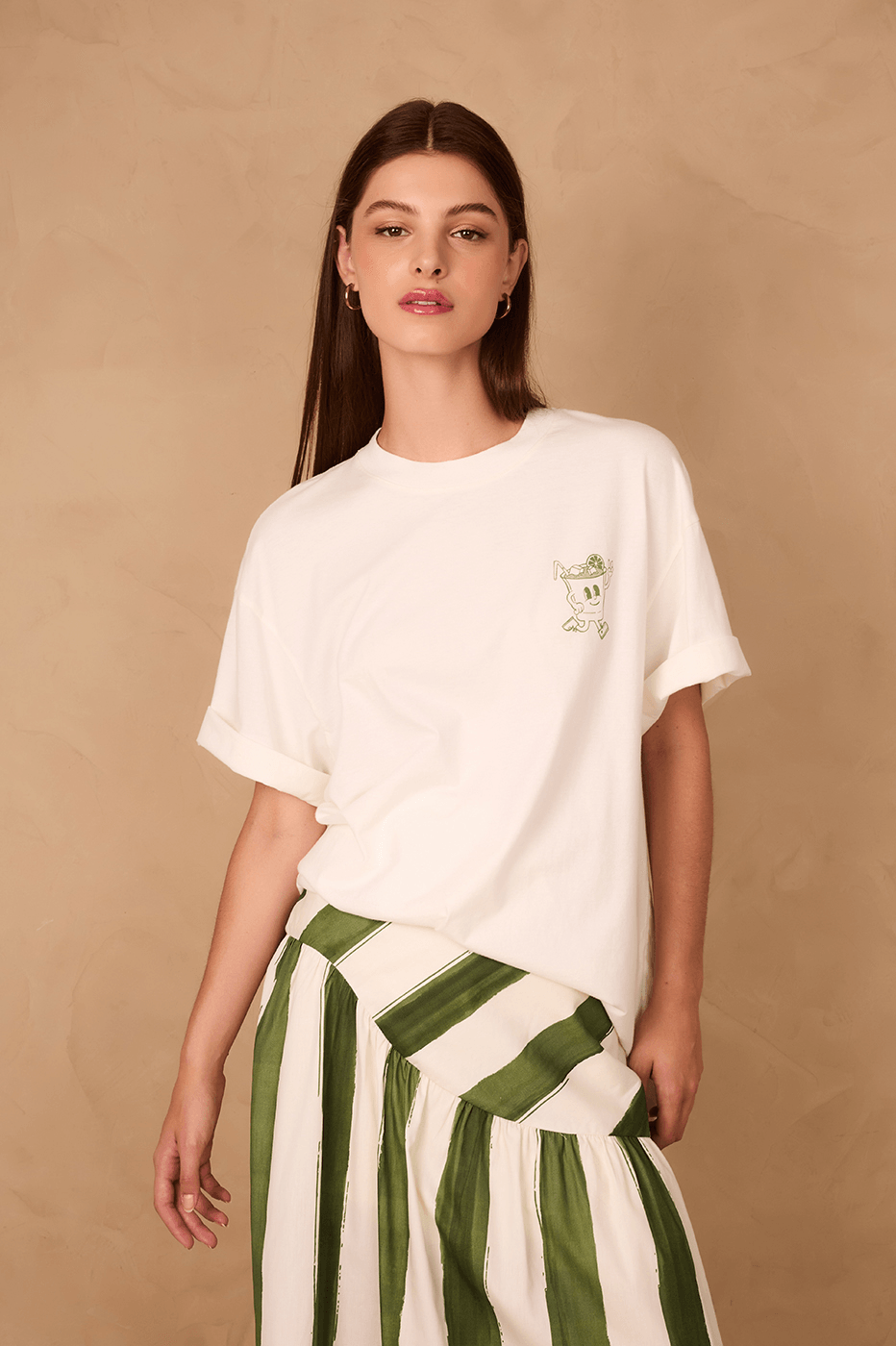 Off-White Lemon Caip Short Sleeve Graphic T-Shirt_1