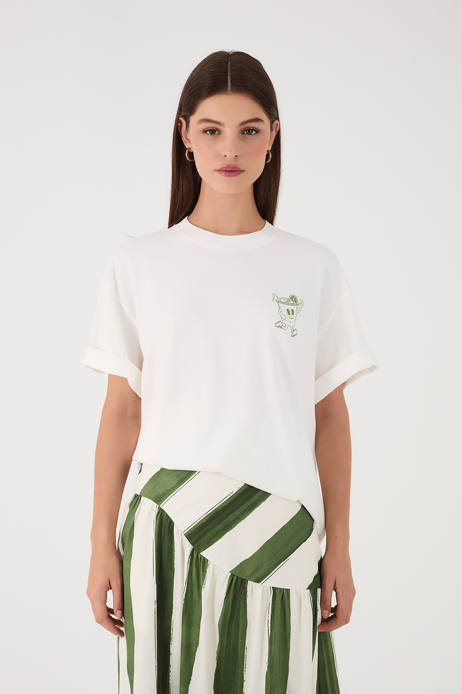 Off-White Lemon Caip Short Sleeve Graphic T-Shirt_2