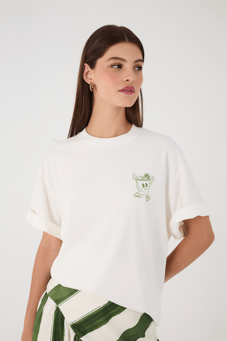 Off-White Lemon Caip Short Sleeve Graphic T-Shirt_3