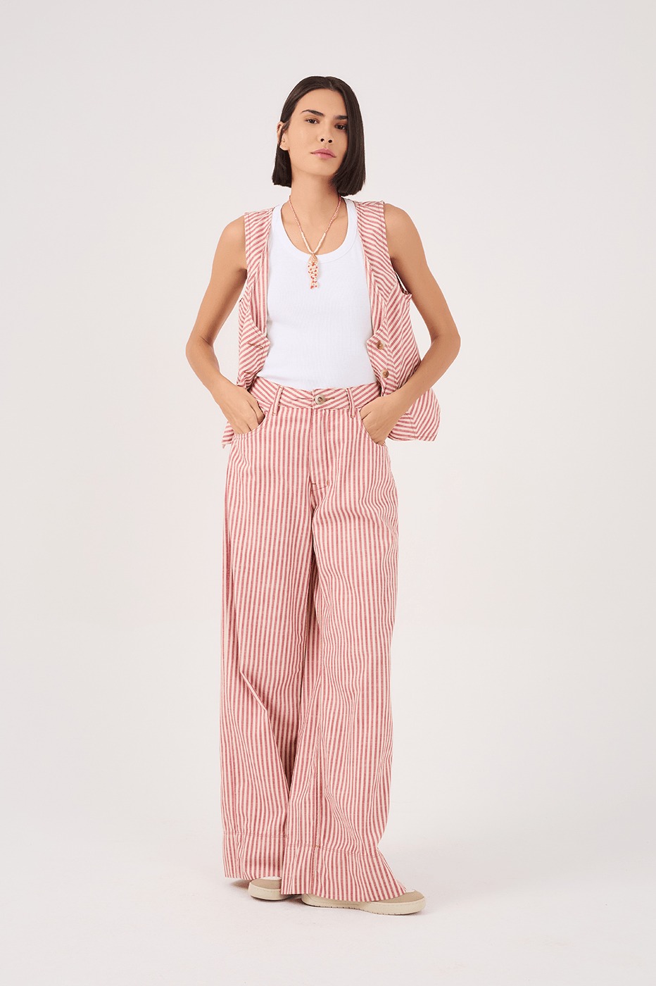 Guará Stripe Twill Pants