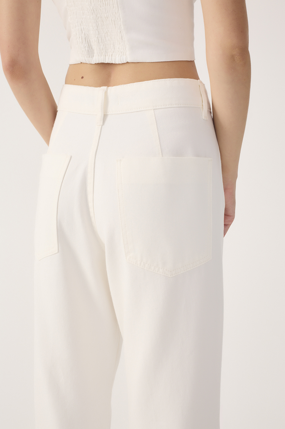 Tailored Flare Twill Pants_6