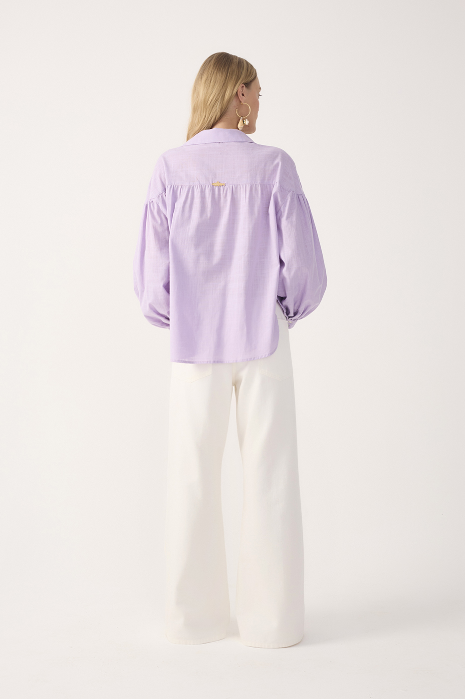 Tailored Flare Twill Pants_7