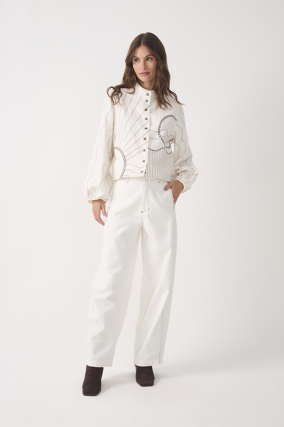 Off-White Belt Loops Pockets Twill Pants_2