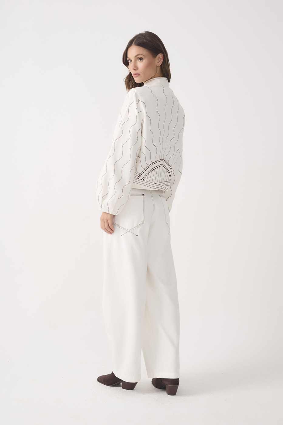 Off-White Belt Loops Pockets Twill Pants_5