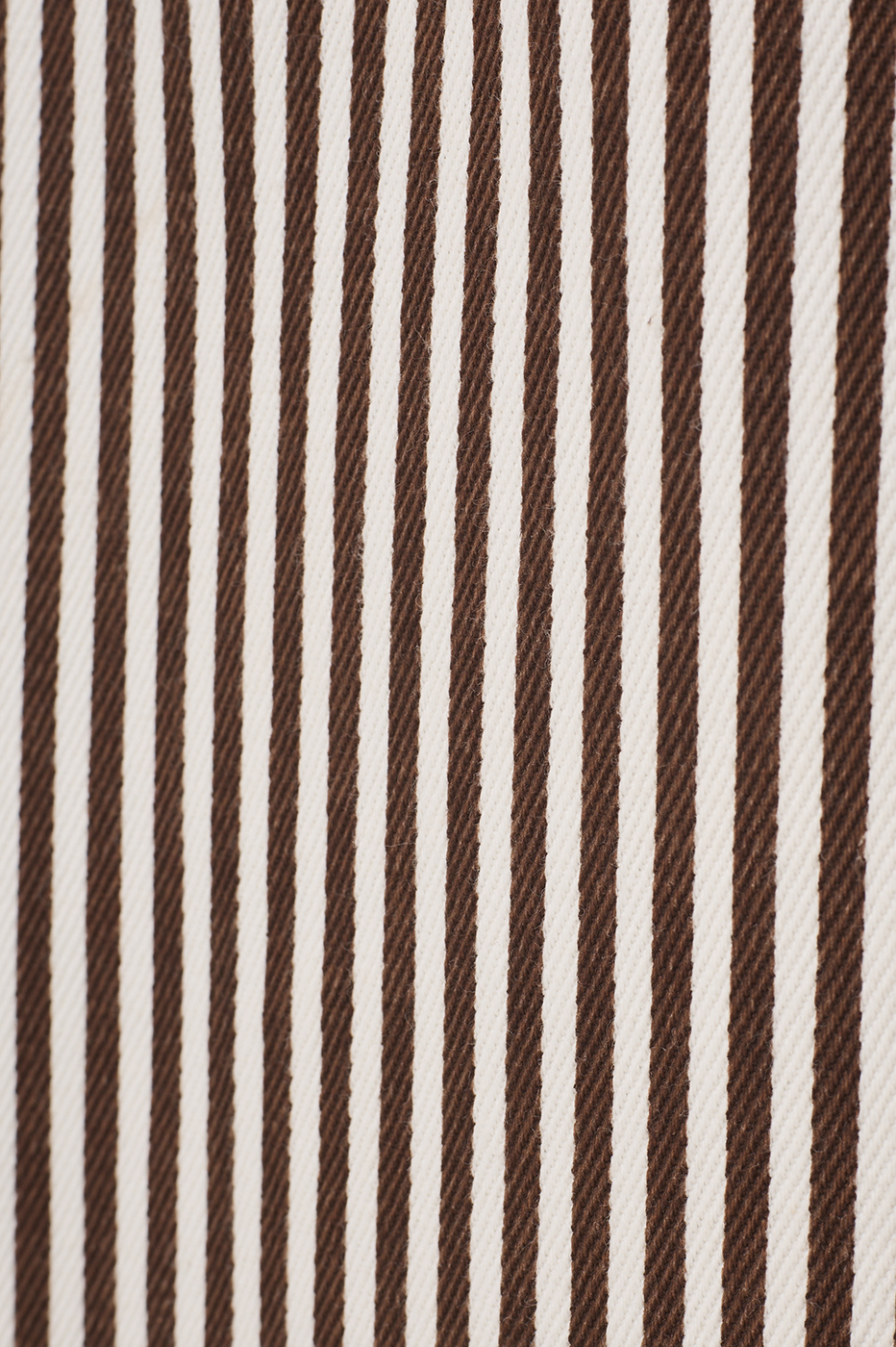 Brown Stripes Wide-Leg Twill Pants_6