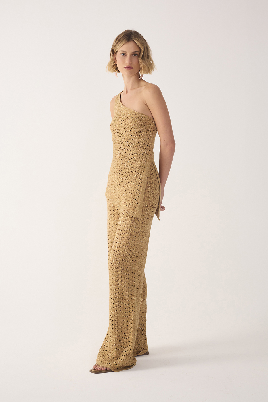 Solar Lurex Knit Pants