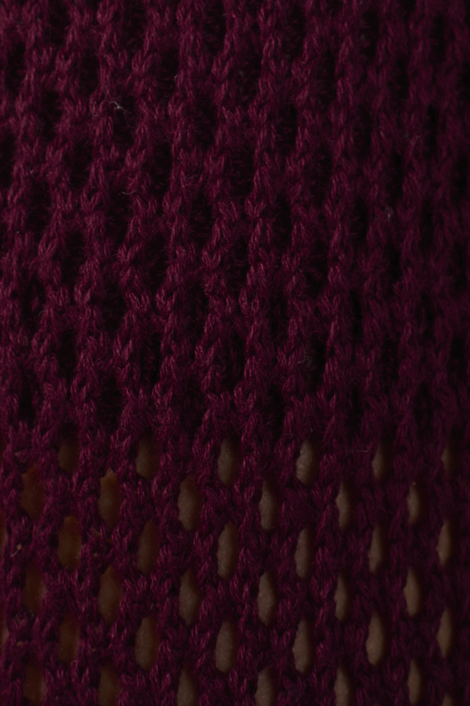 Wine Outono Elastic Waist Tricot Pants_6
