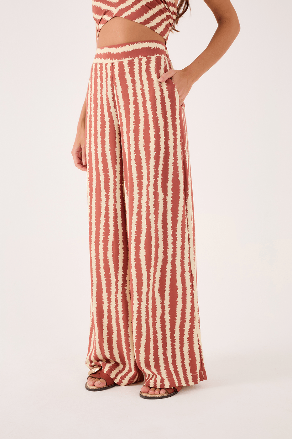 Caraíva Print Crepe Wide-Leg Pants_2
