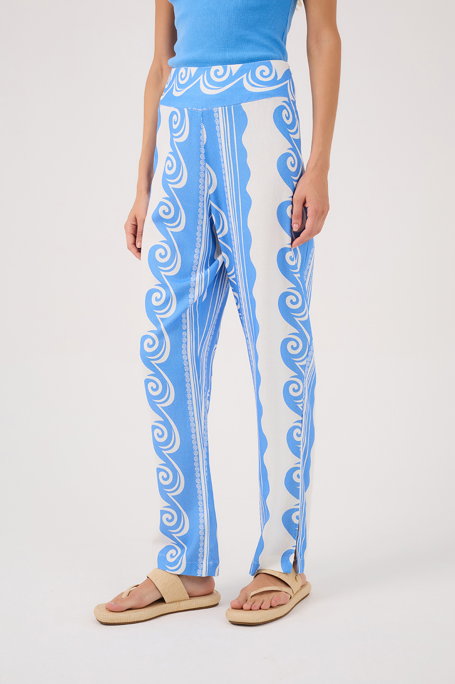 Ocean Print Pants_4
