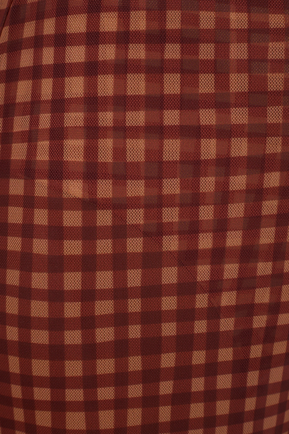 Tulle Vichy Print Pants