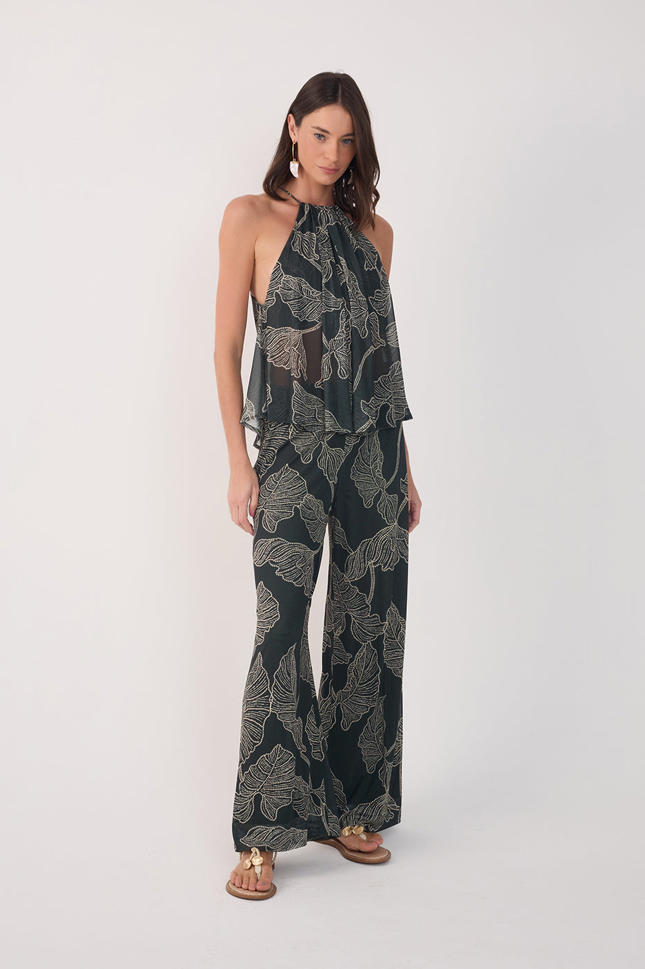 Black Ramos Wide-Leg Tulle Pants_2