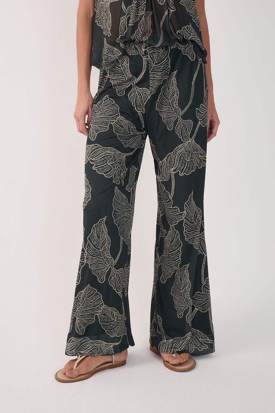 Black Ramos Wide-Leg Tulle Pants_3