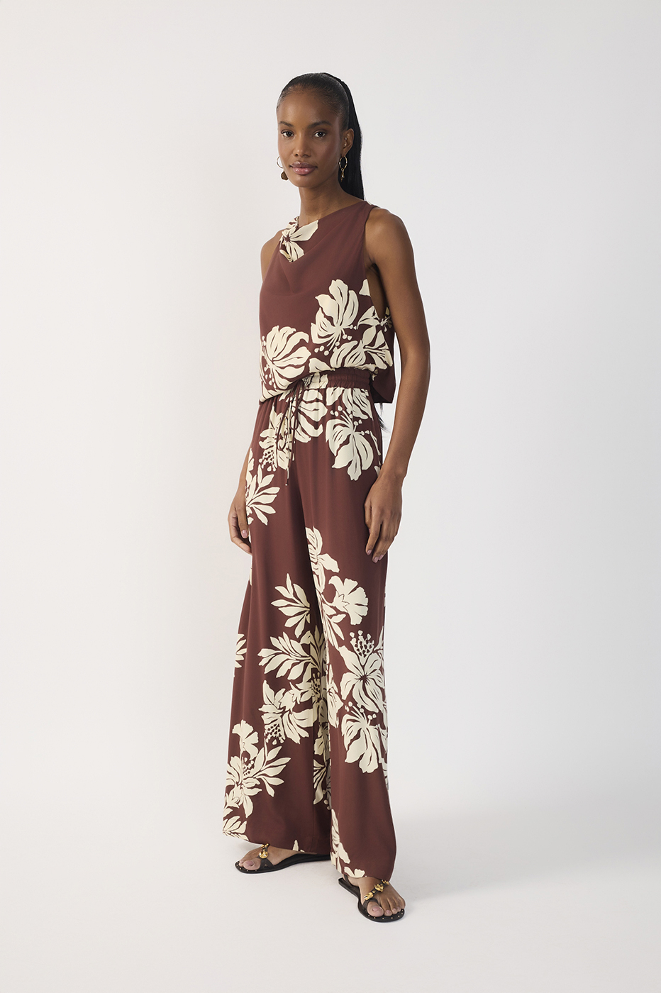 Bela Flor Print Pants_3