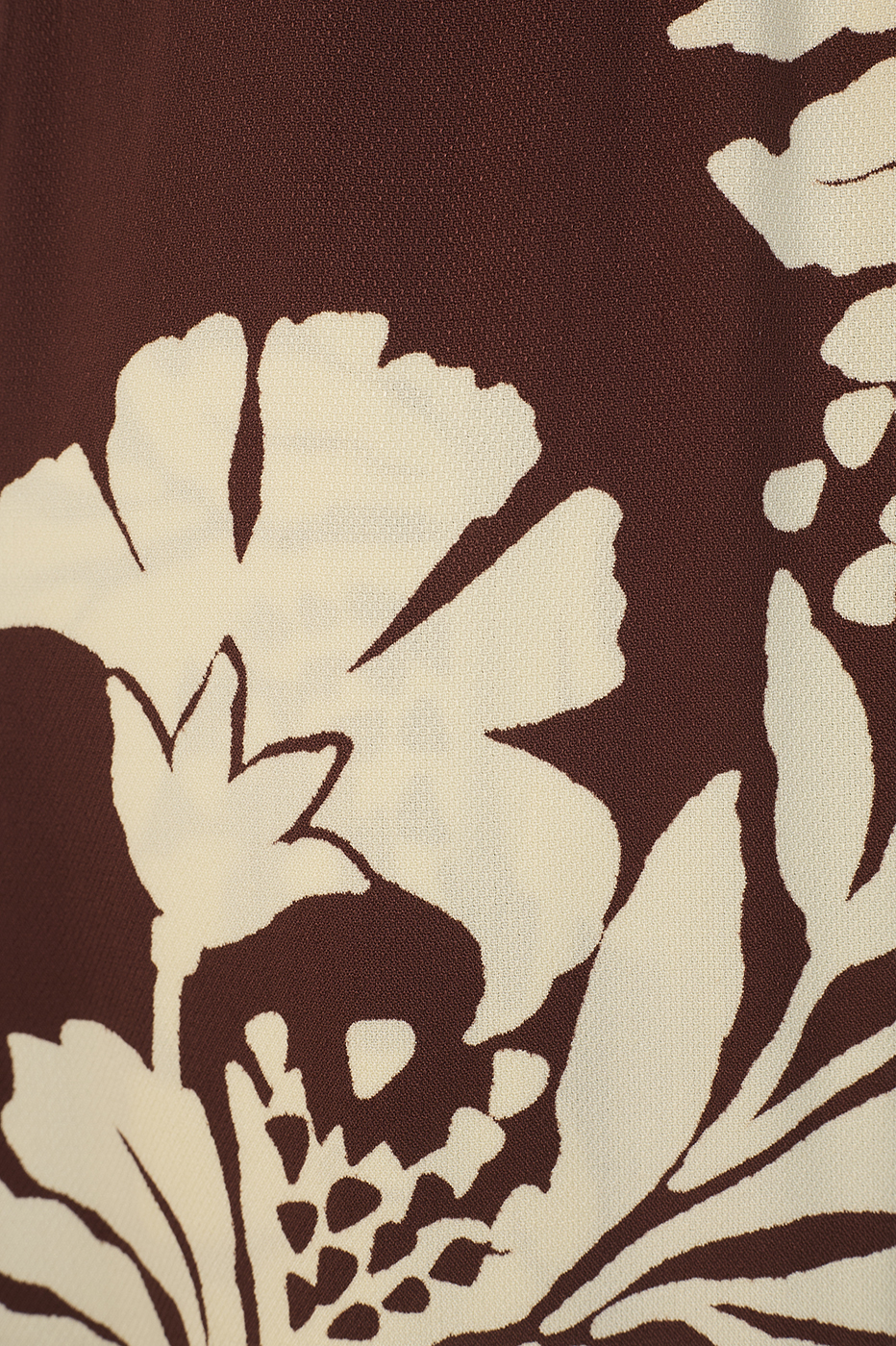 Brown Drawstring Pockets Wide-Leg Pants_7