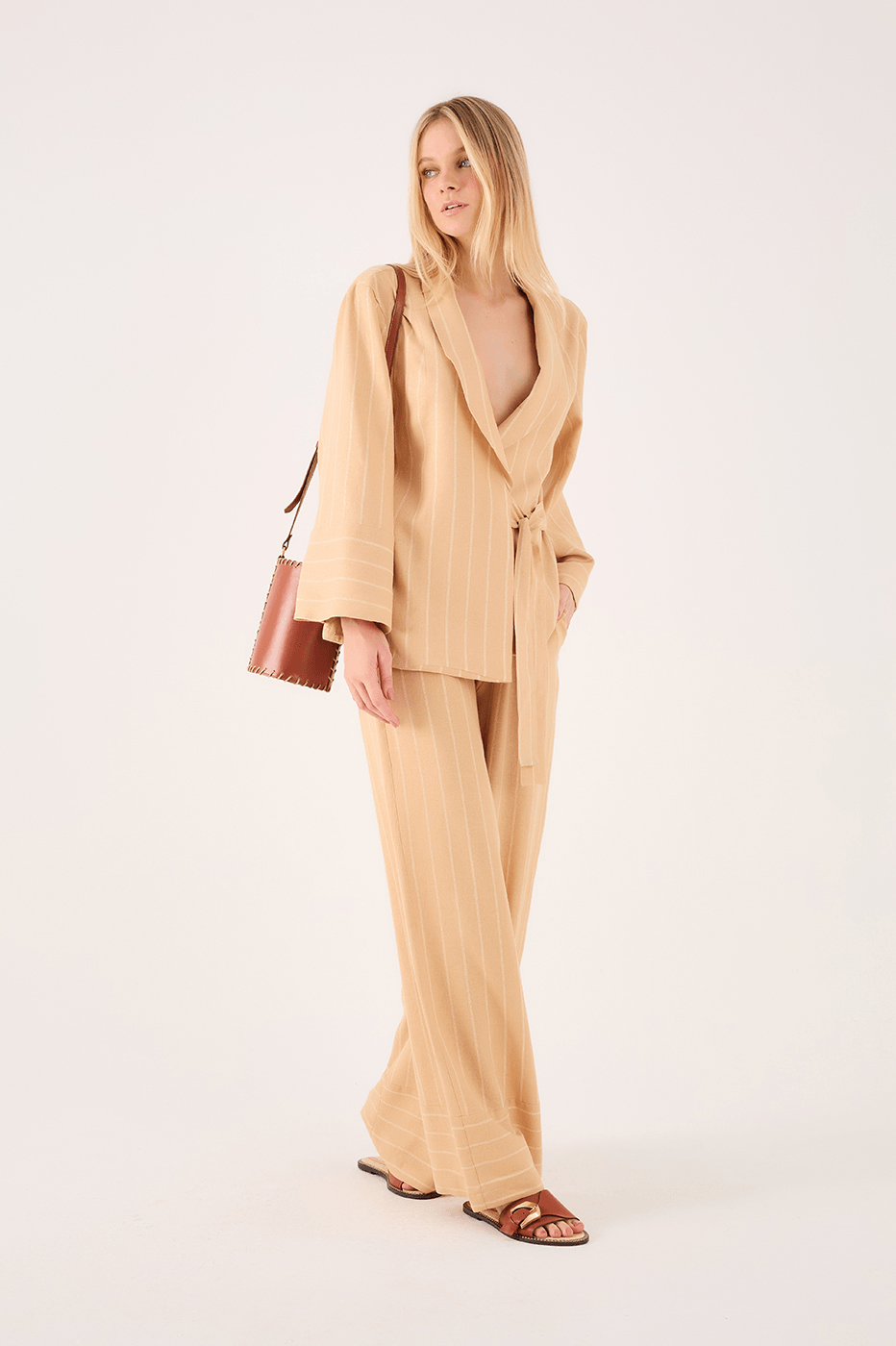 Striped Linen Pants