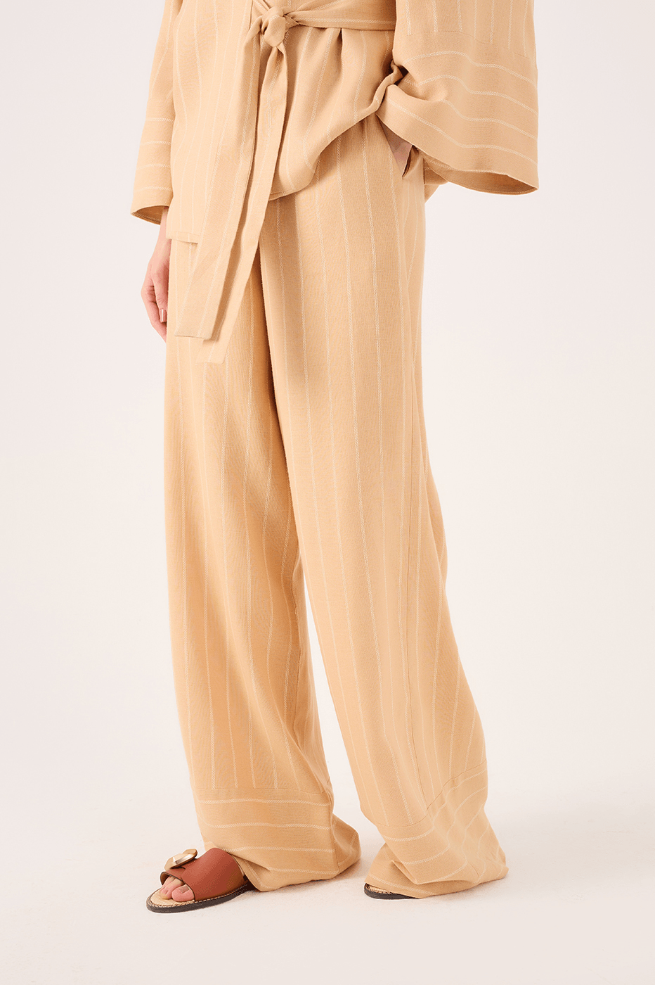 Striped Linen Pants