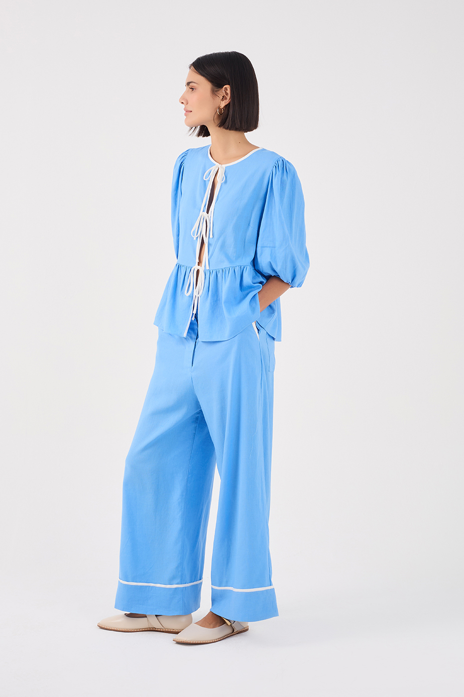 Contrast Crop Pants_3