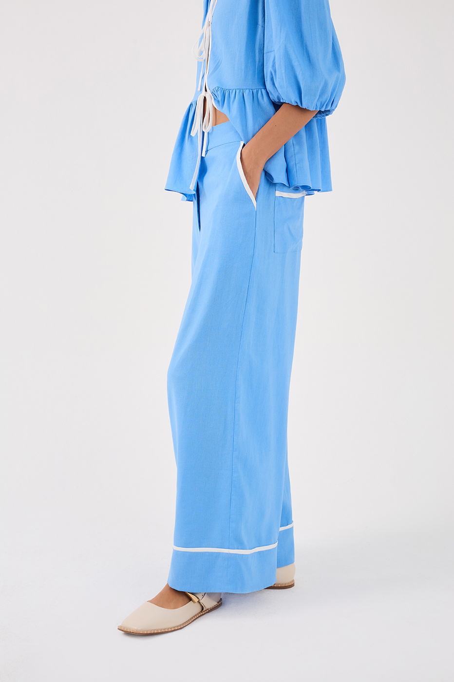 Contrast Crop Pants_5