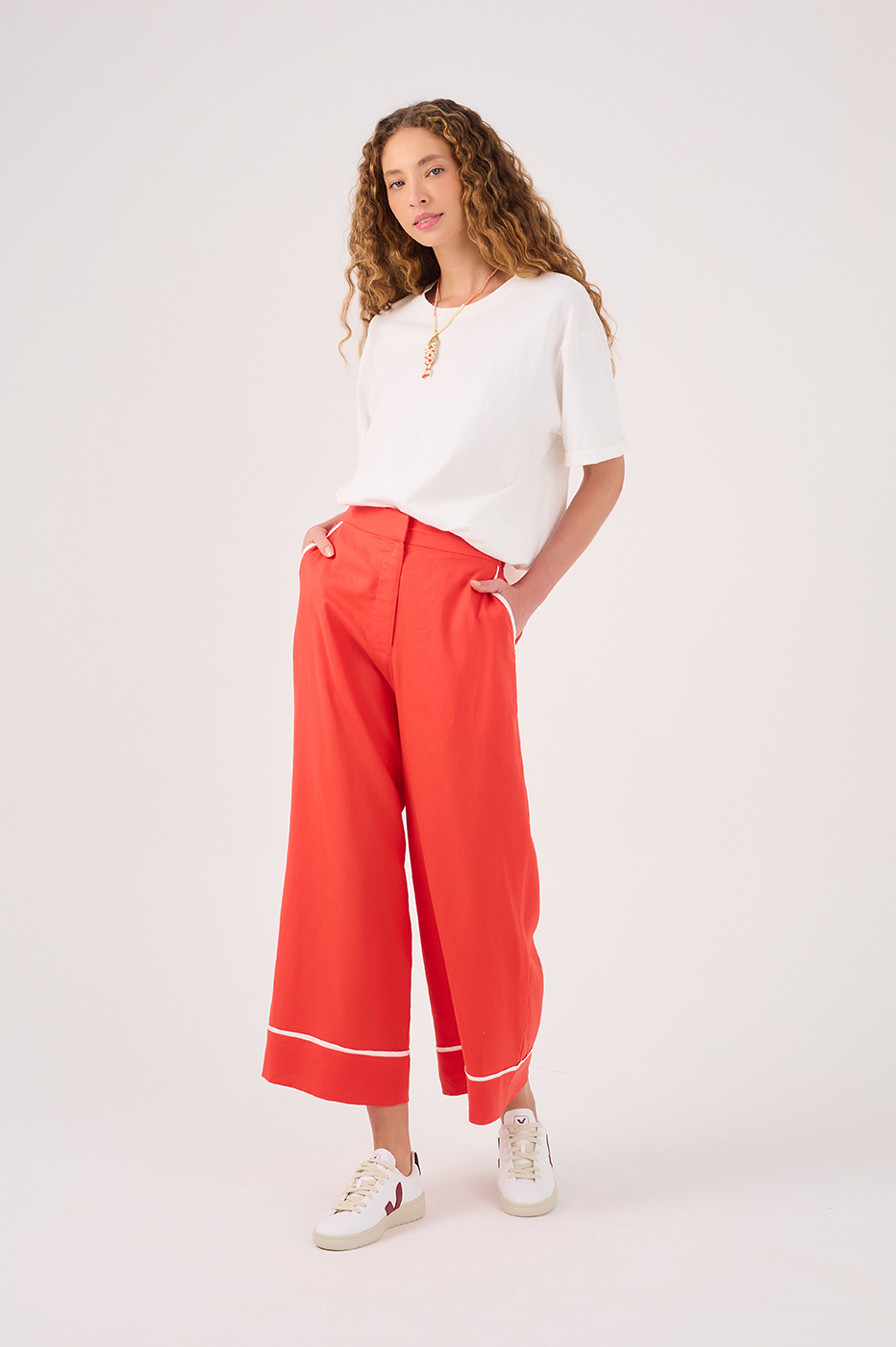 Contrast Crop Pants_3