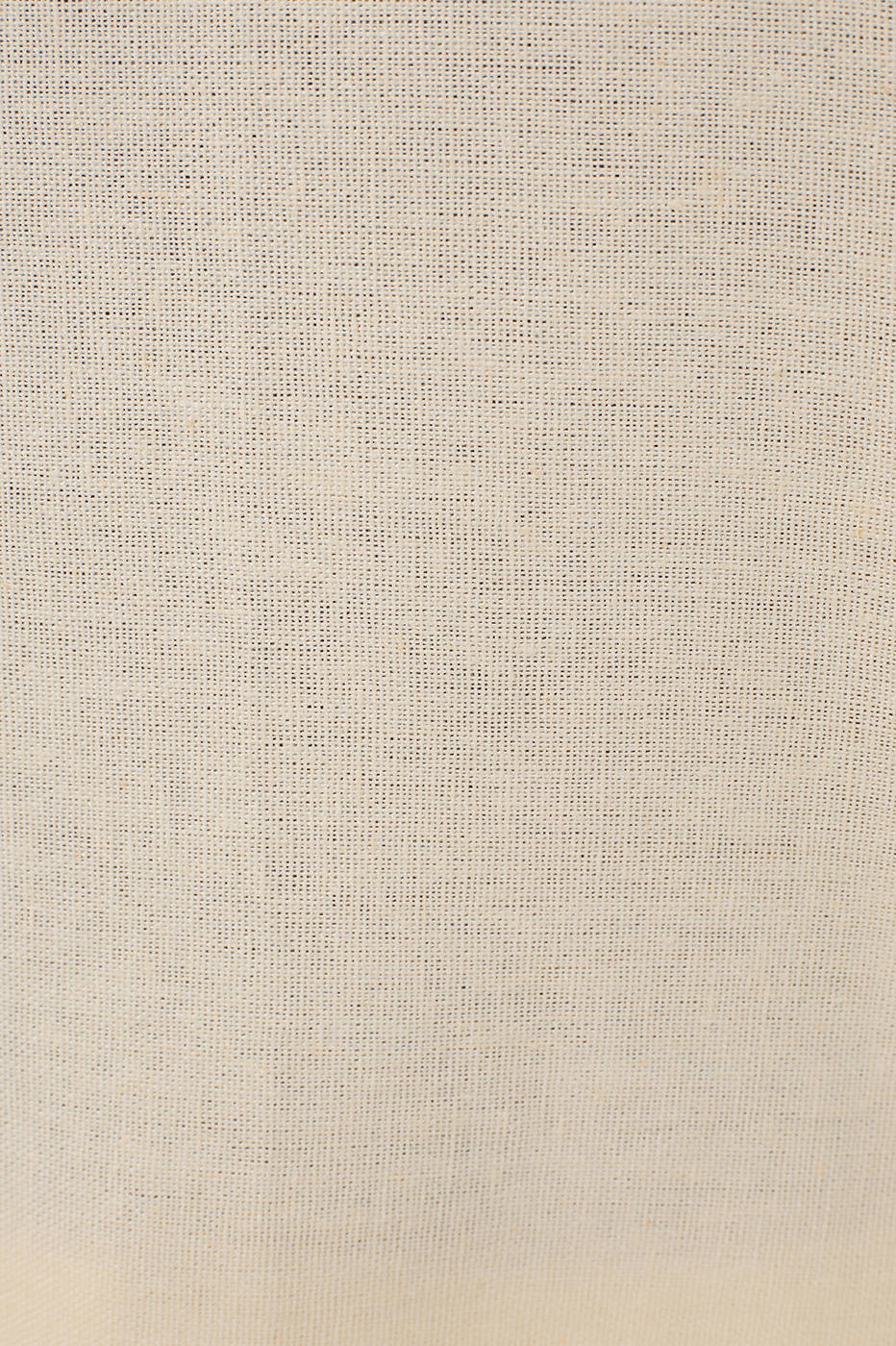 Beige Linen Pants with Hem Slit_6