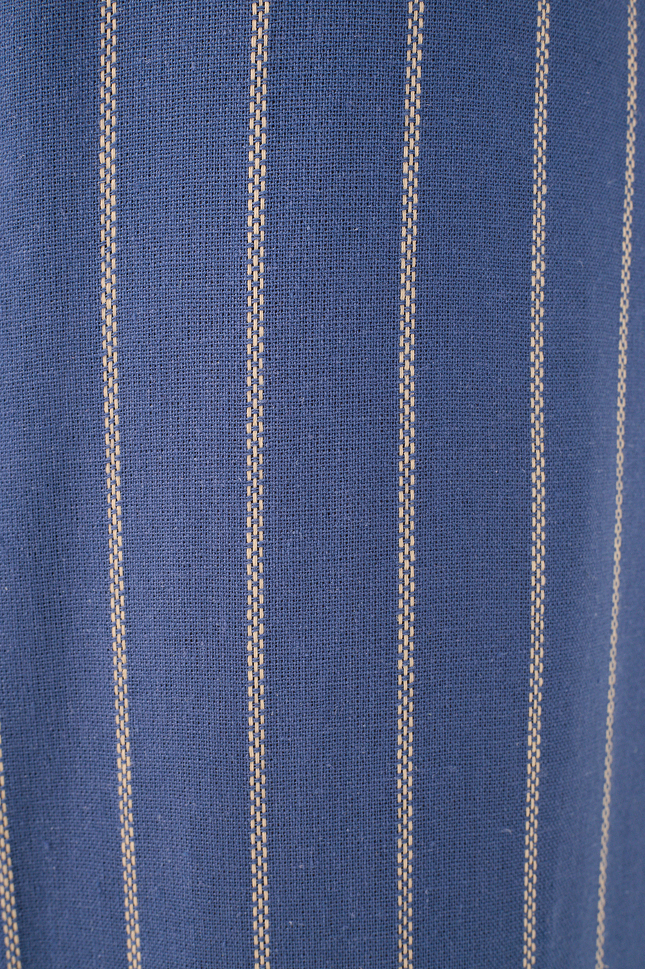 Blue Pleated Wide-Leg Linen Pants_7