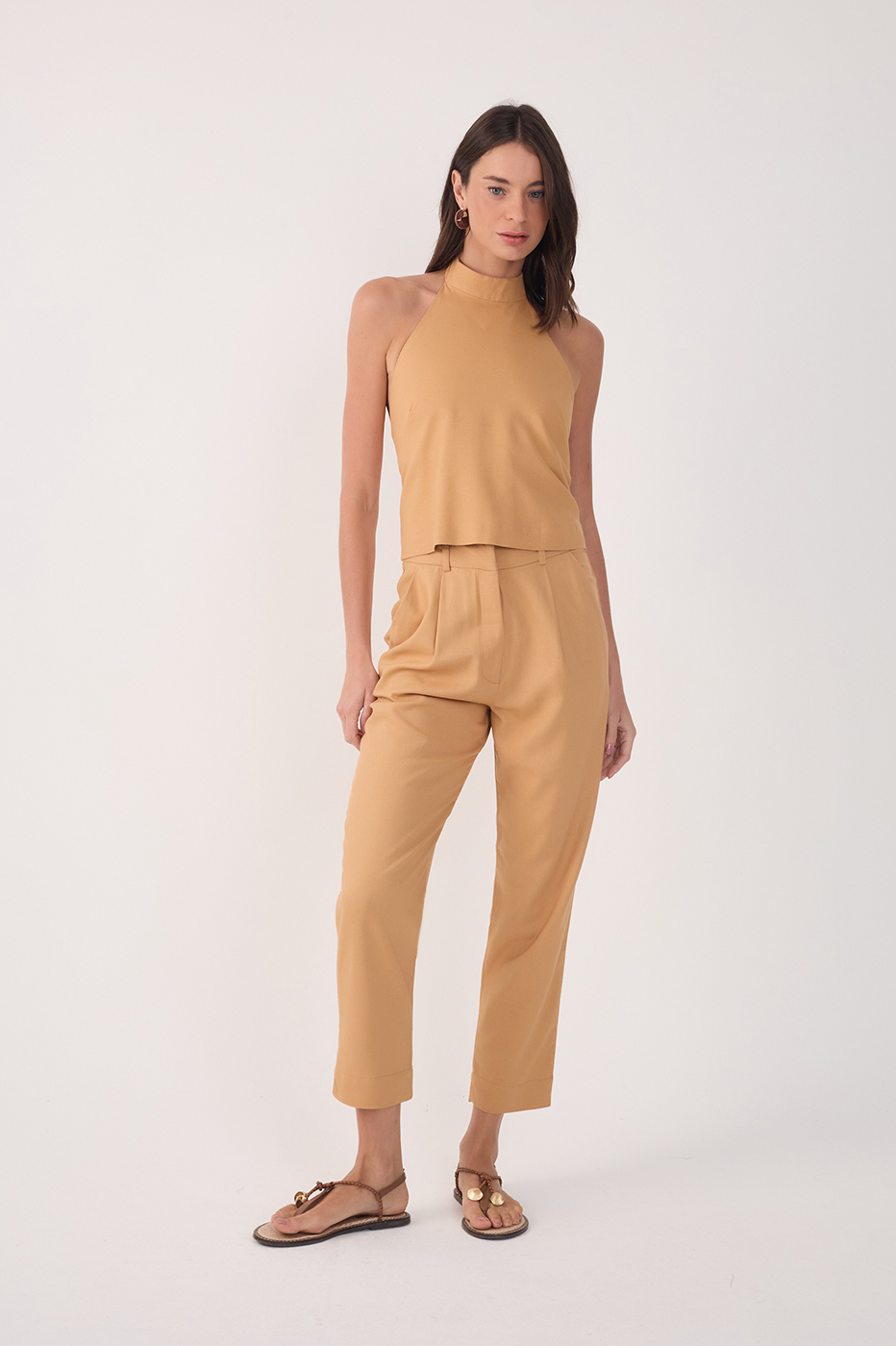 Linen Carrot Pants_2
