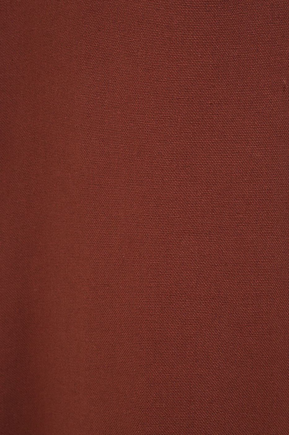 Brown Rope Belt Pockets Pleats Pants