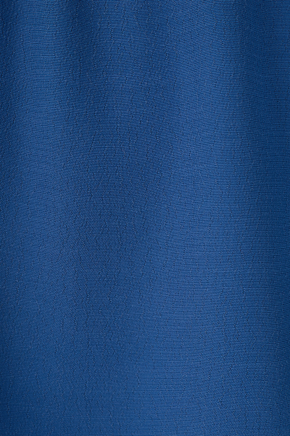 Blue Elastic Waist Cuff Ties Crepe Pants_7
