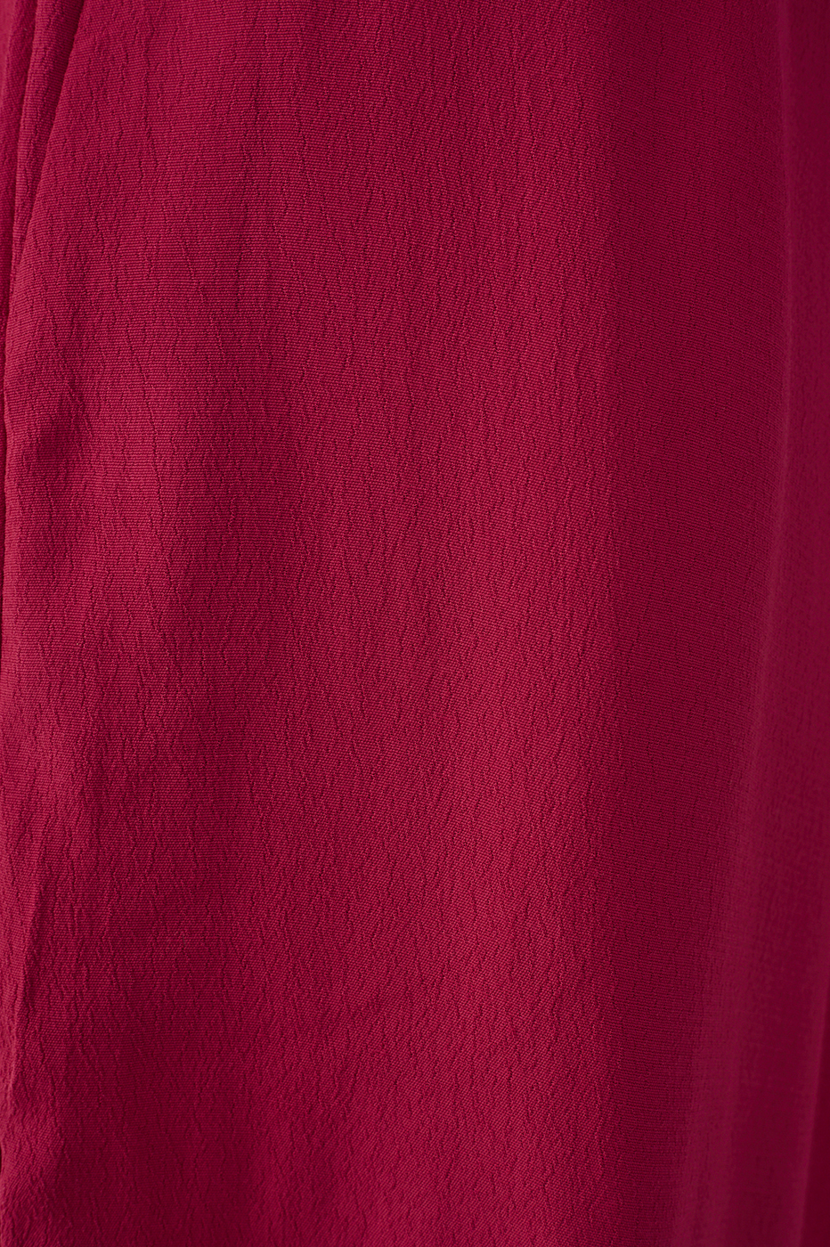 Pink Ruched Wide Leg Crepe Pants_6