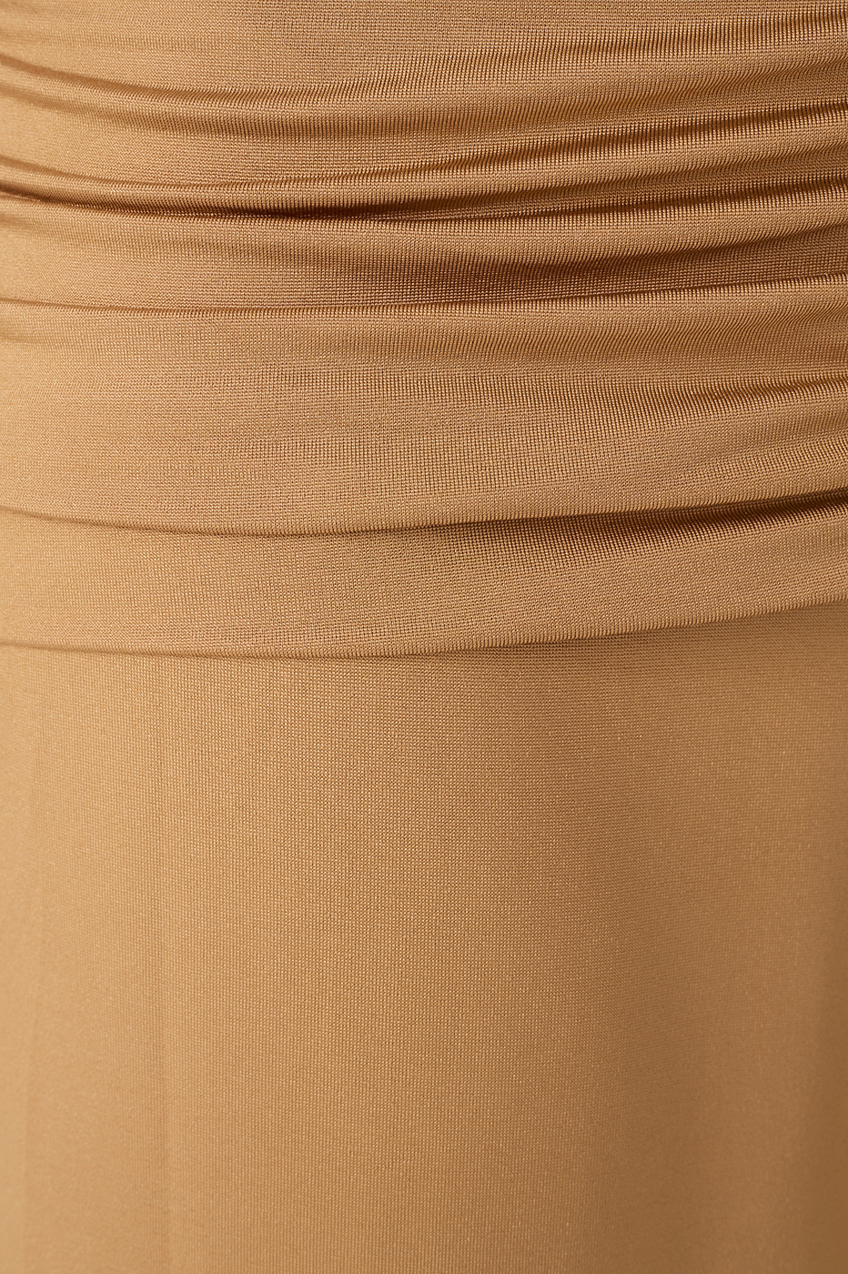 Beige Ruched Jersey Pants_7