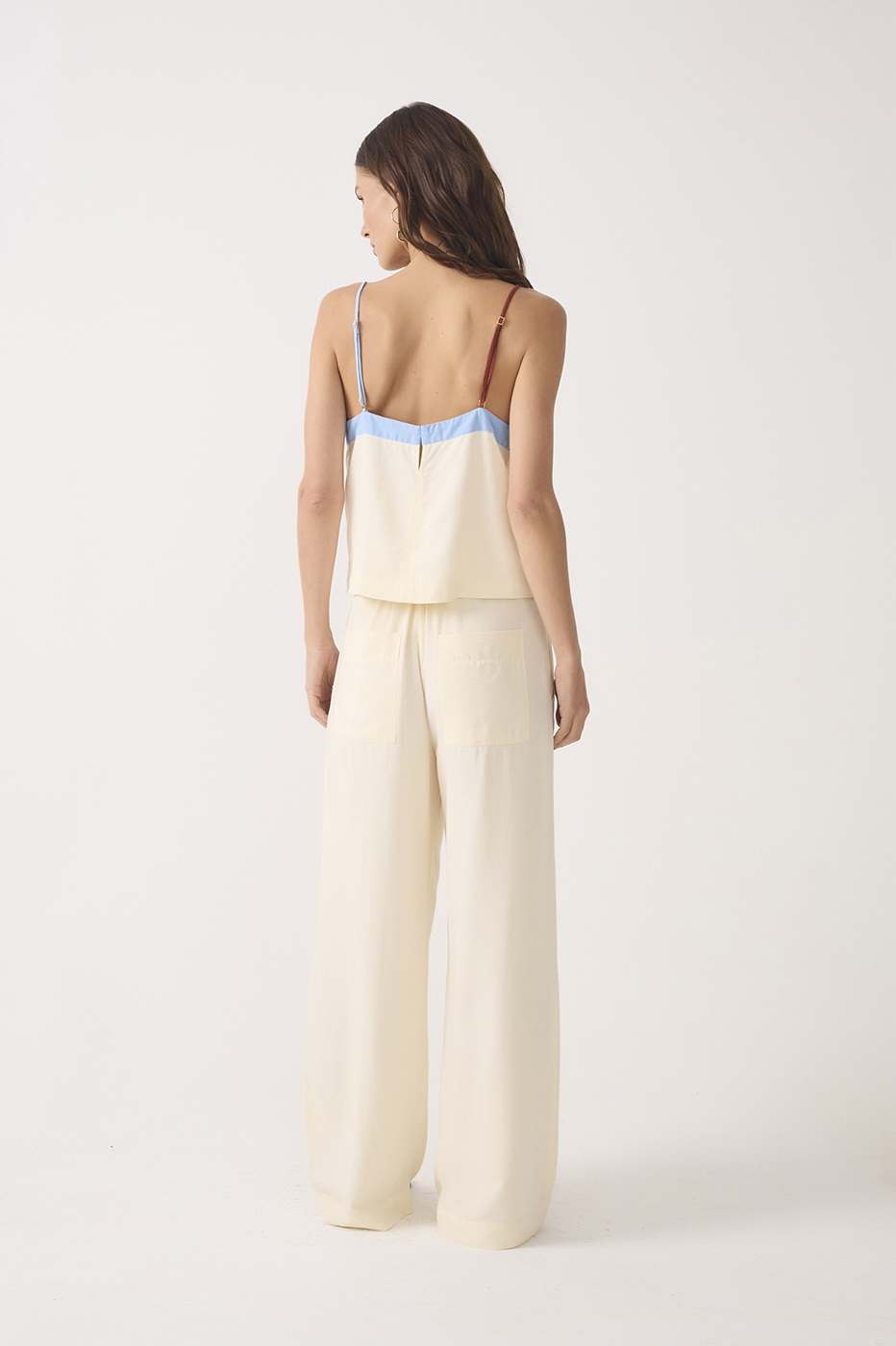 Pockets Straight Leg Pants_5