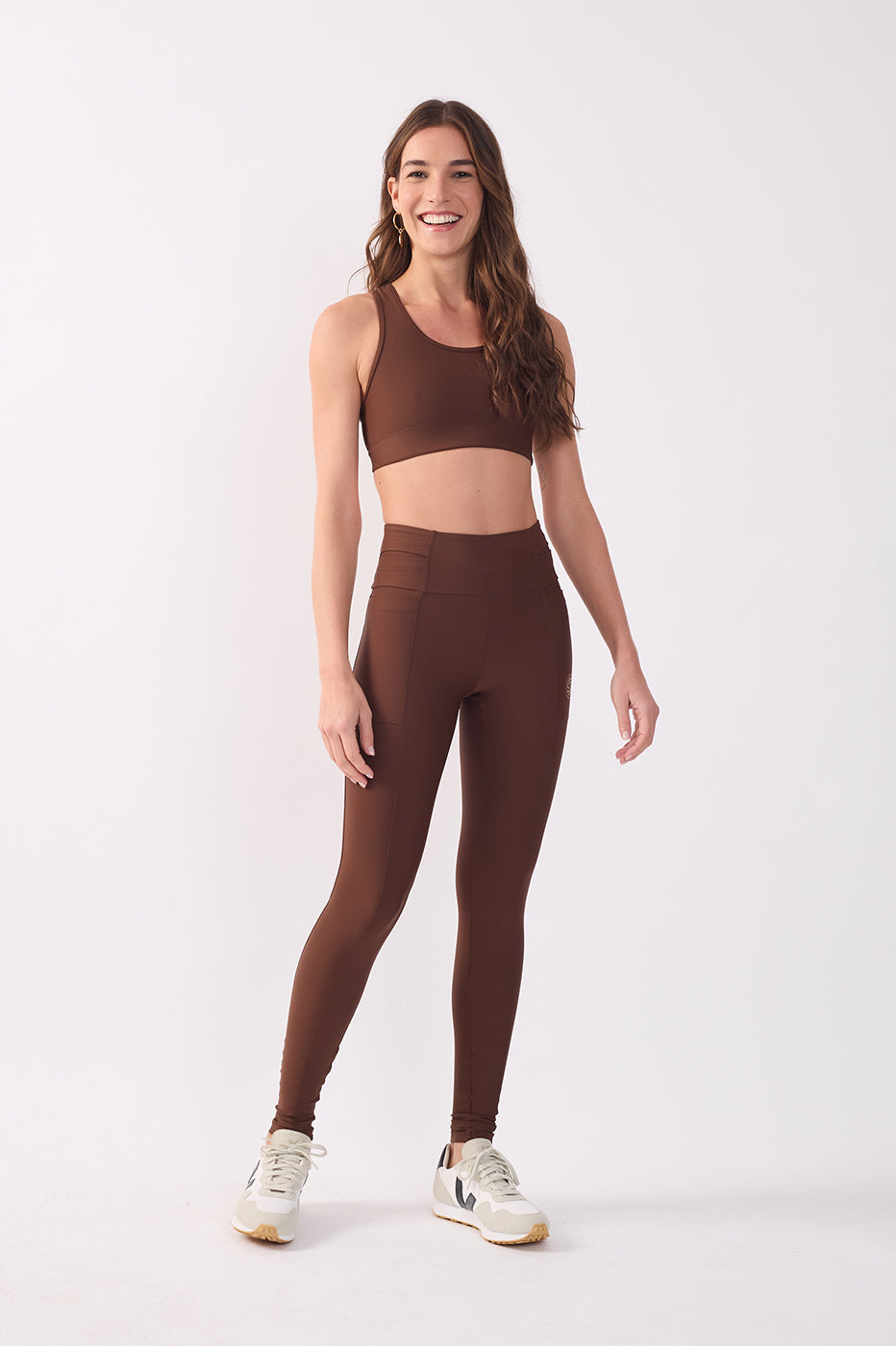 Brown High-Waist Workout Leggings_2