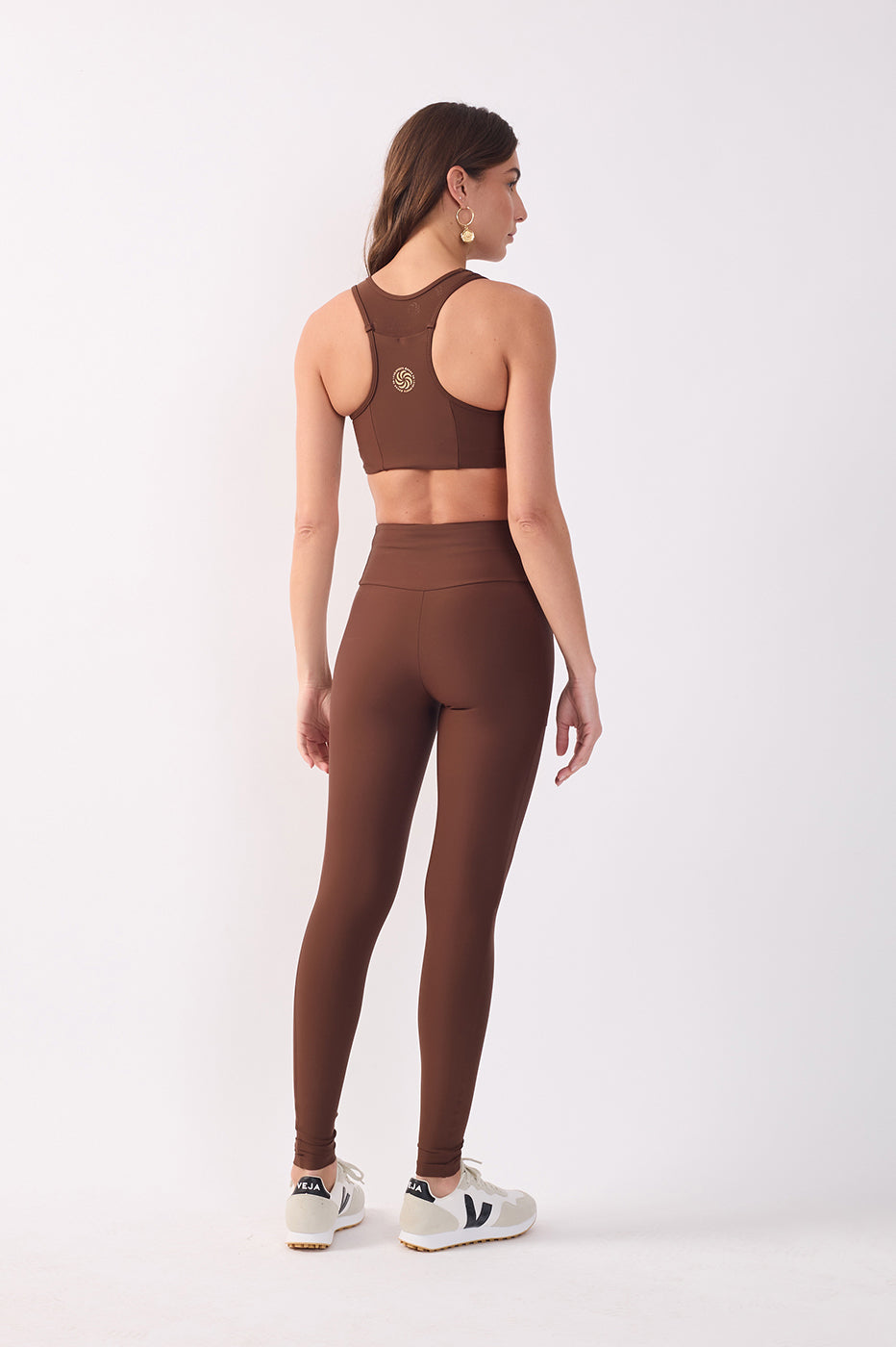 Brown High-Waist Workout Leggings_5