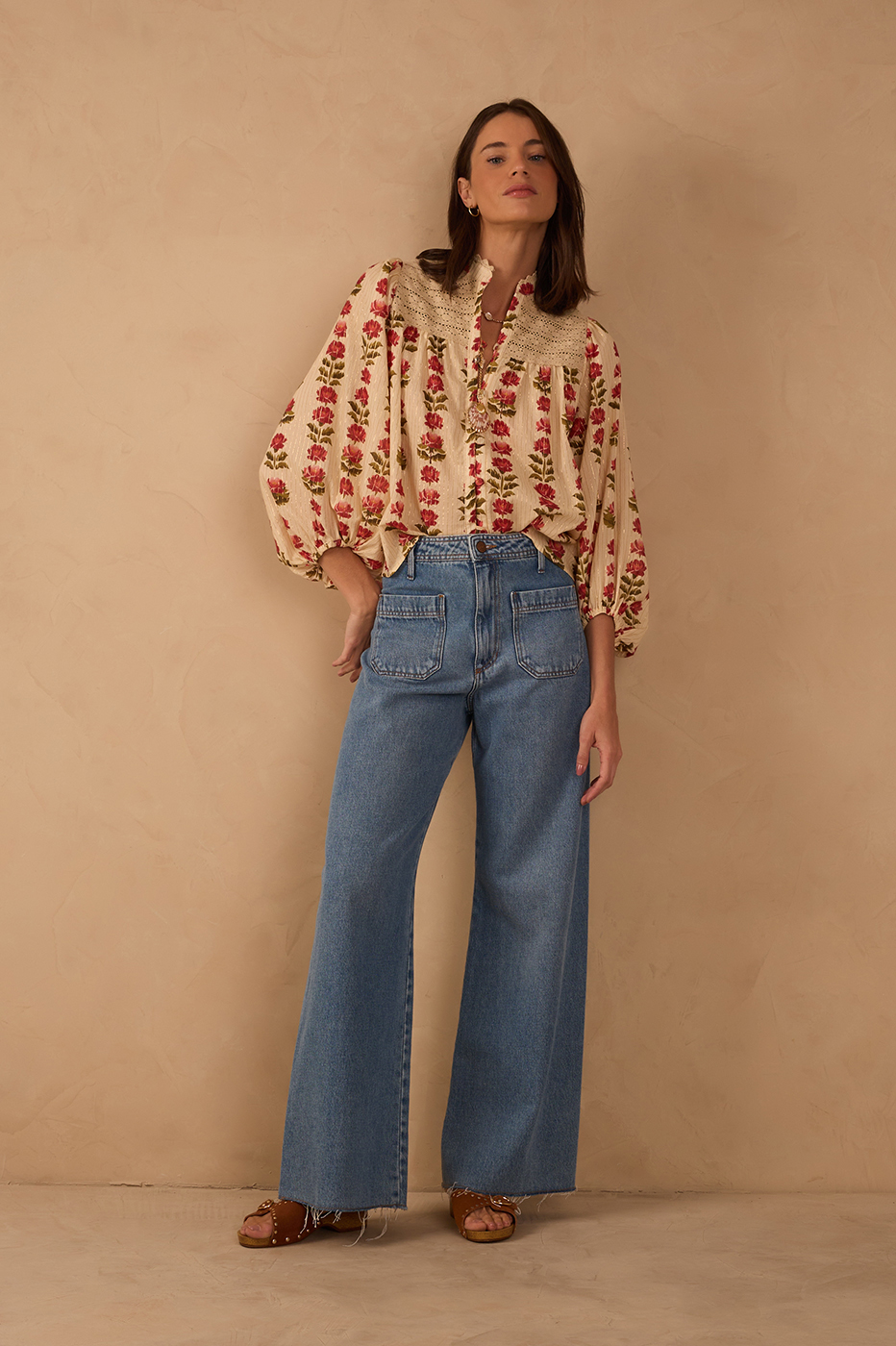 Vintage Denim Pocket Pants