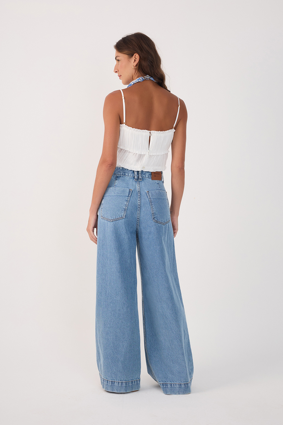 Denim Pockets Tailored Pants_6