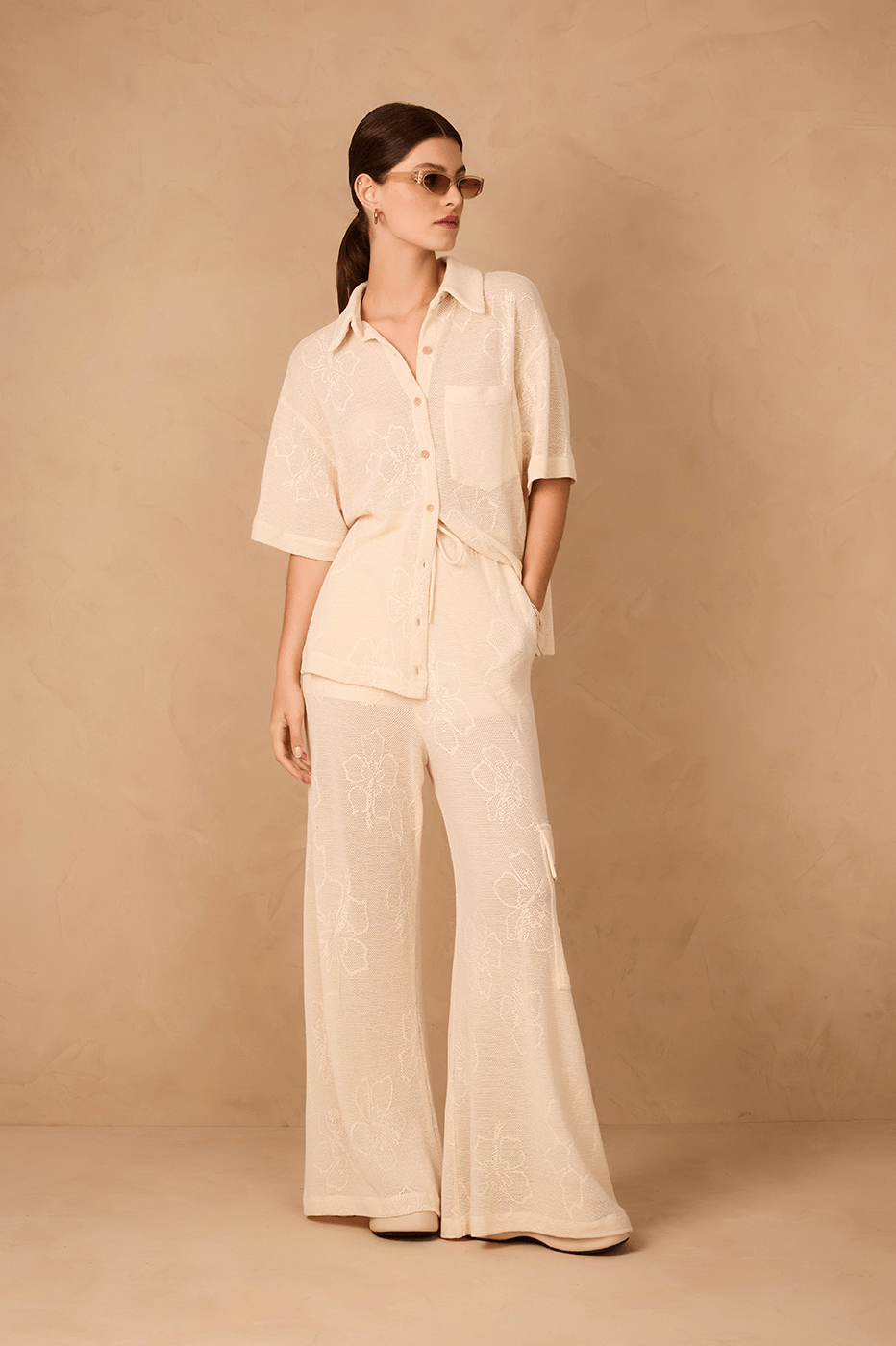 Off-White Grumari Side Pockets Lined Jacquard Pants_1