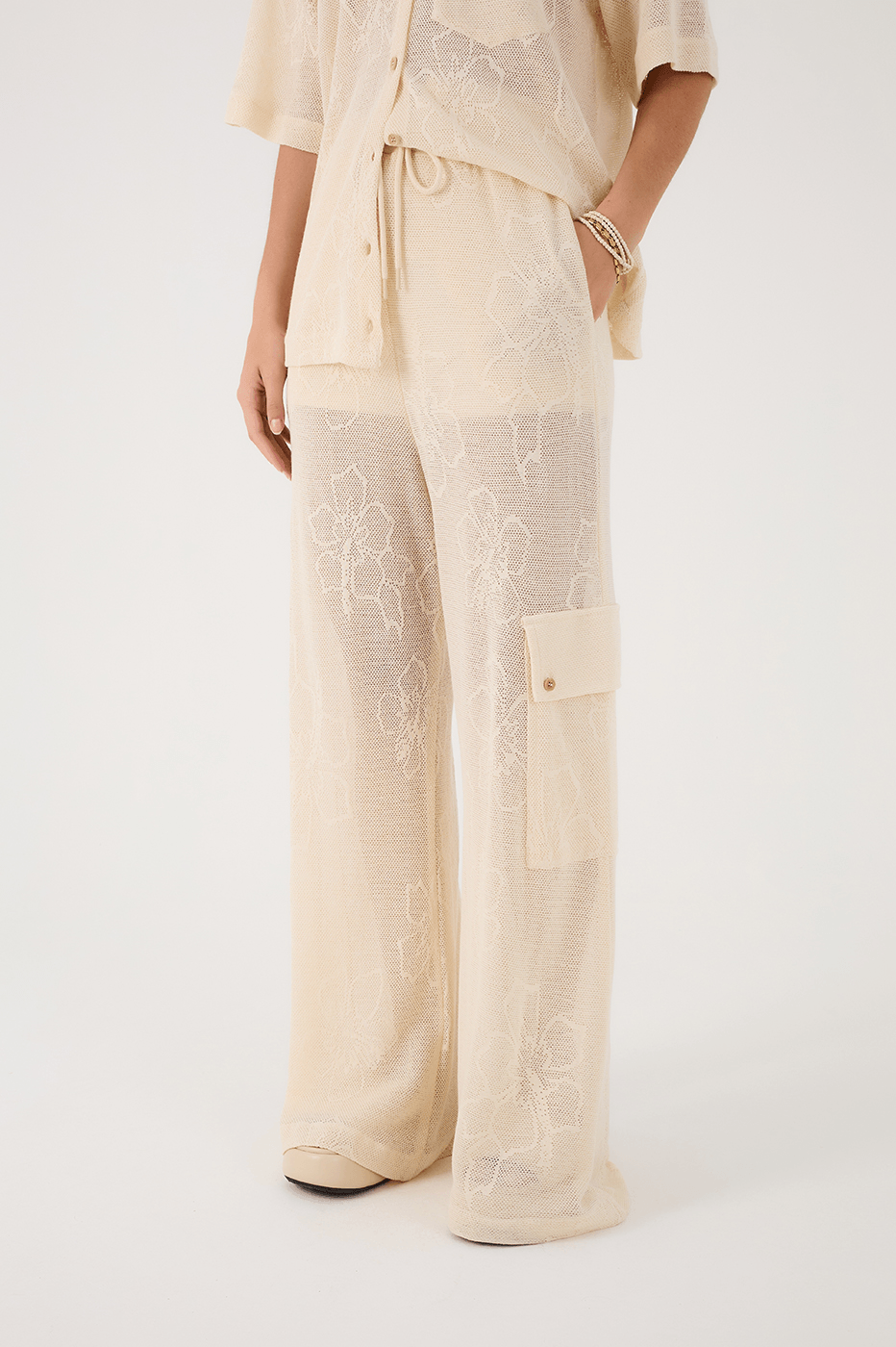 Off-White Grumari Side Pockets Lined Jacquard Pants_4