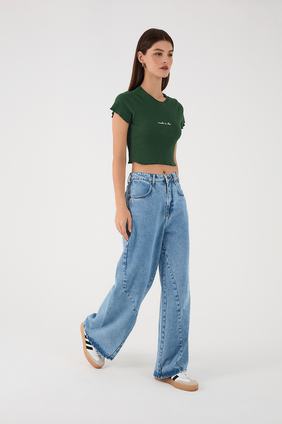 Denim Love Pockets Pants