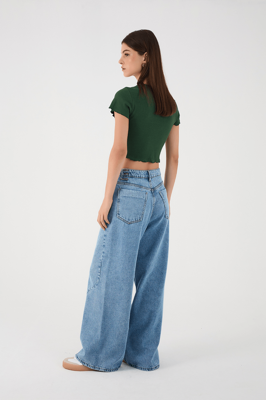 Denim Love Pockets Pants