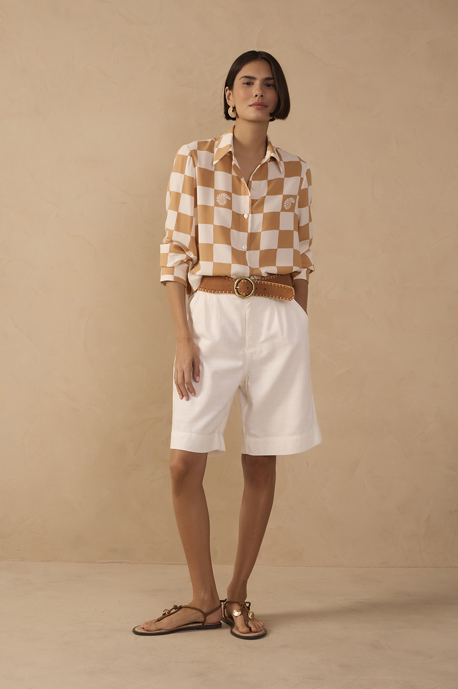 Linen Twill Bermudas_1