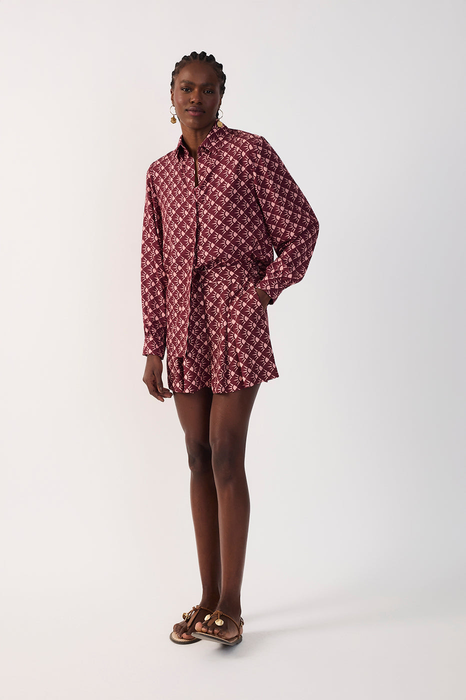 Floriluz Floral Print Shorts_4