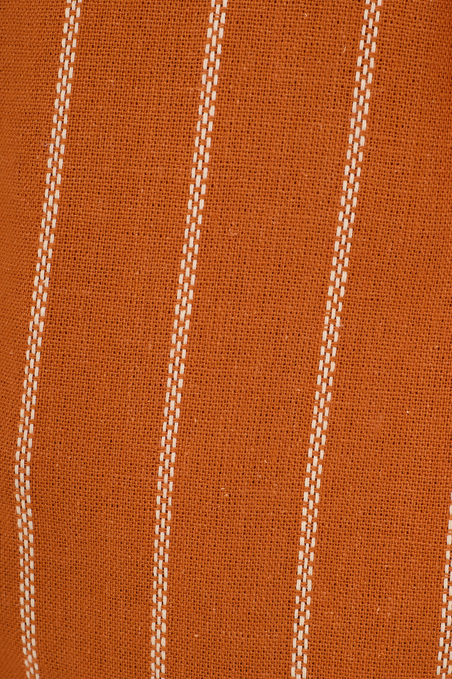 Ochre Striped Pleated Pockets Shorts_5