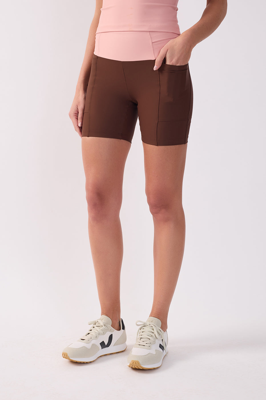 Multicolor High-Waist Workout Shorts_4